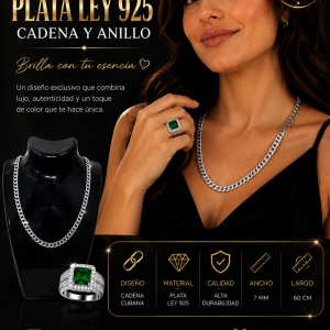 ✨ Cadena Para Dama Plata Ley 925 ✨