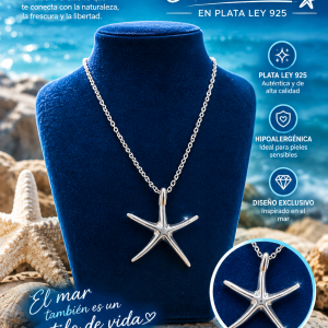 Estrella De Mar Plata Ley 925